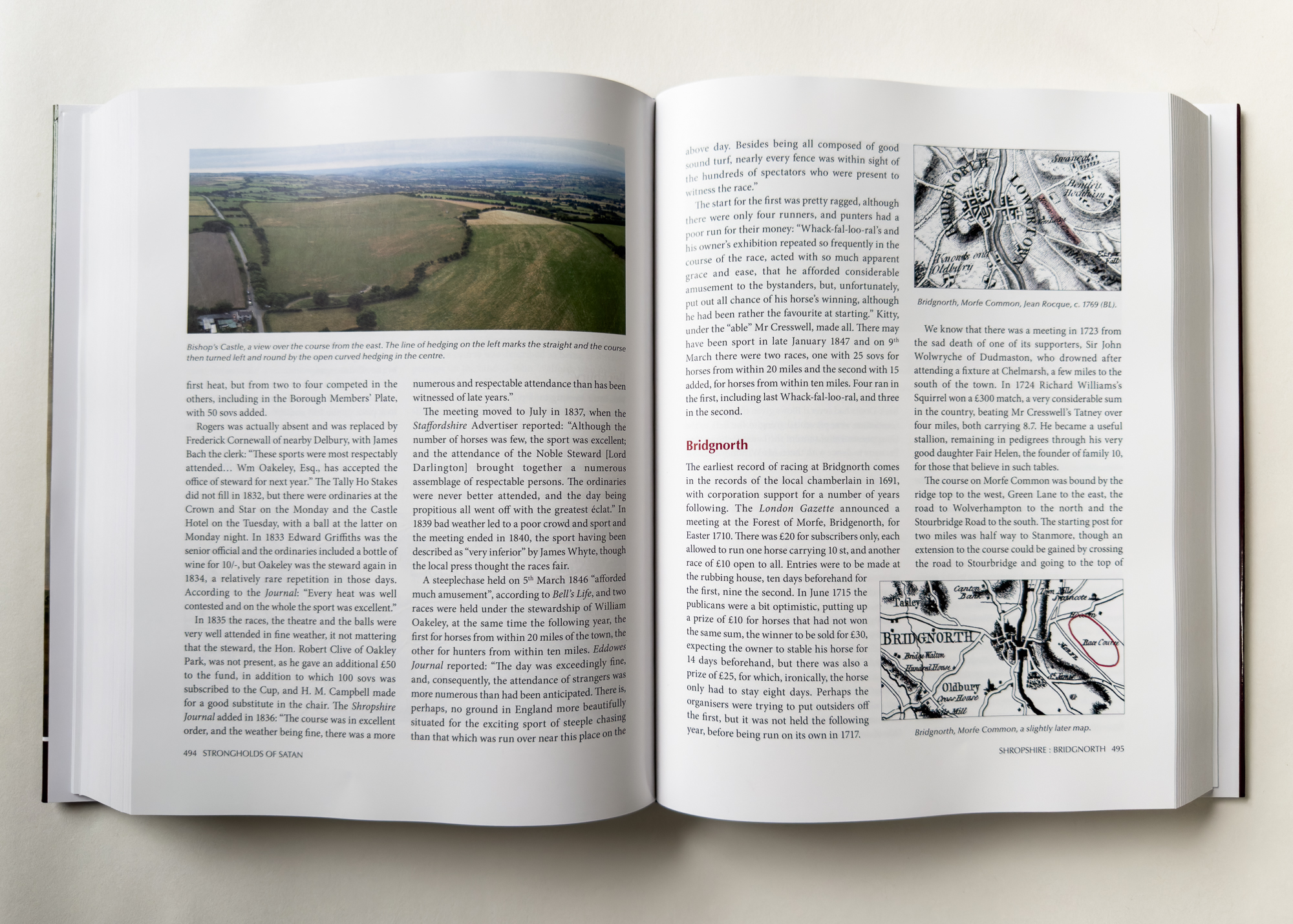 Volume Three open to show page contents – Bridgenorth